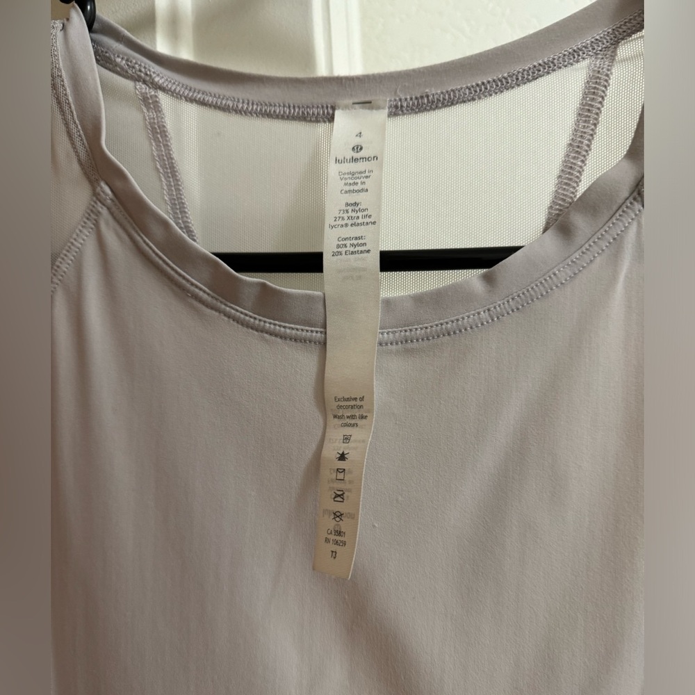 Lulu Lemon workout Tank top- size 4